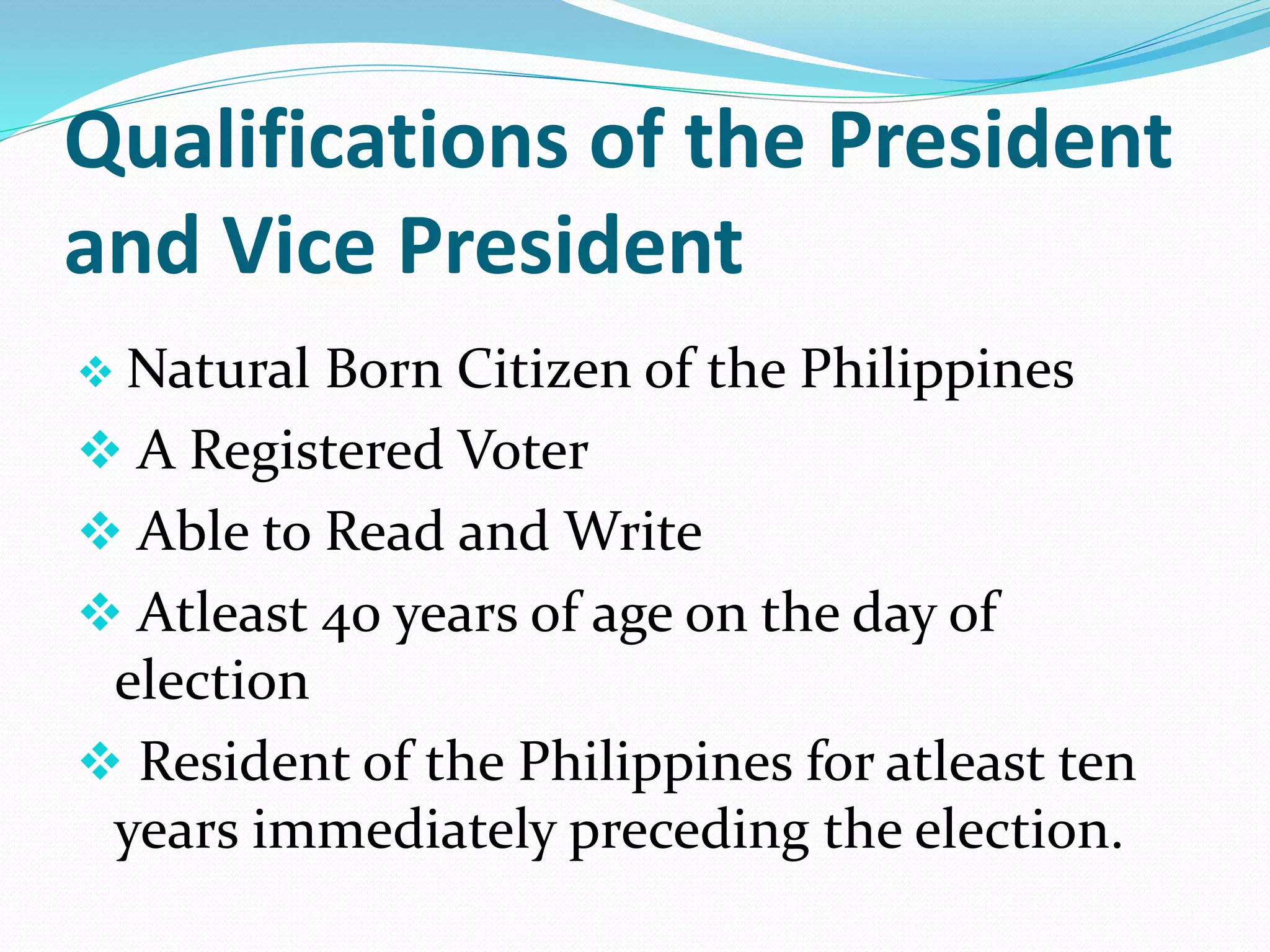 Article Vii Executive Department Ppt