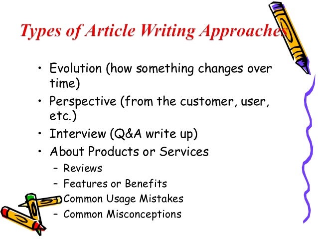 Article writing tips