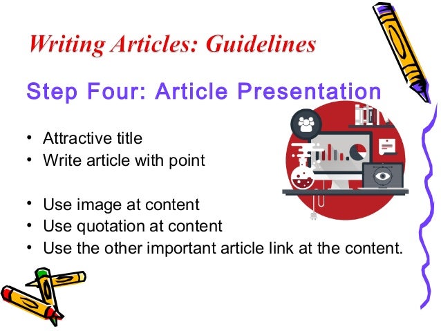 Article writing tips