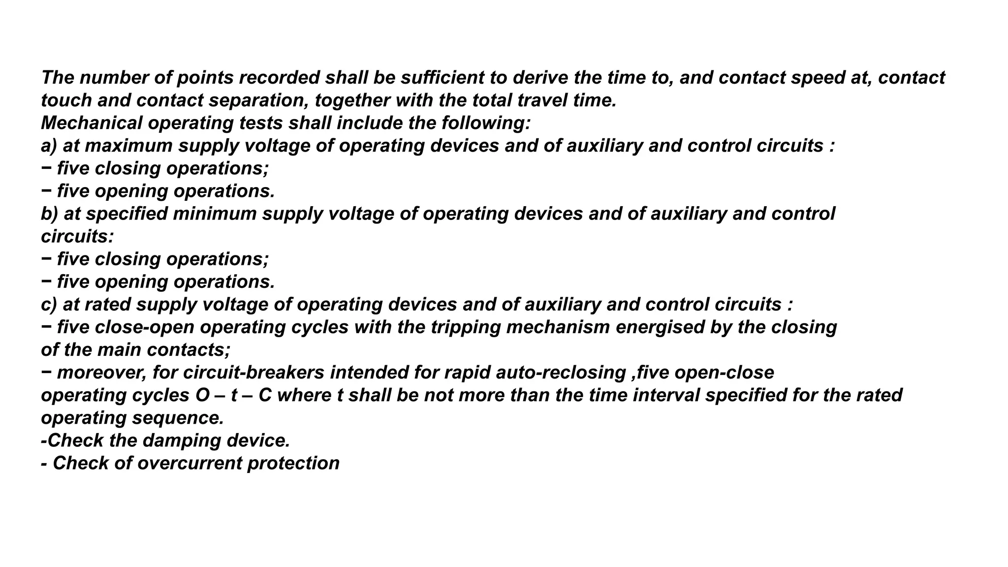 AC Circuit Breakers Routine Tests according to IEC 62271-100 | PPTX