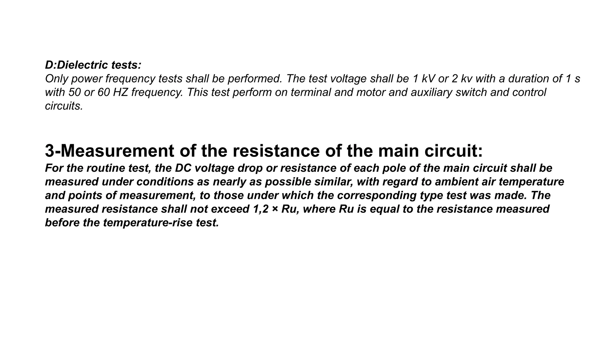 AC Circuit Breakers Routine Tests according to IEC 62271-100 | PPTX