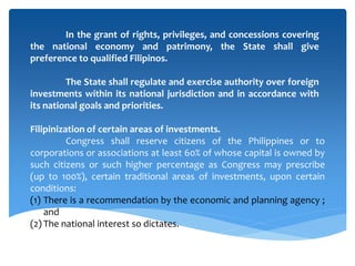 Article 12 national economy and patrimony | PPTX