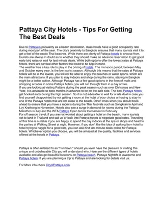 city of pattaya