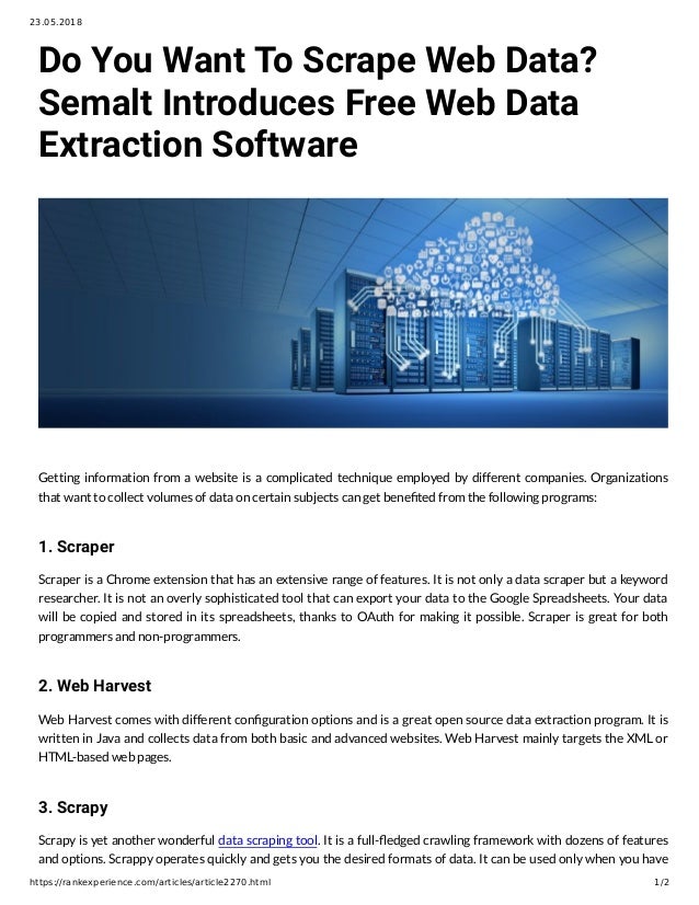 data extraction software