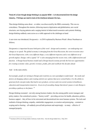 The Design Management series 2/7 WHY Design Managment NOW ? | PDF