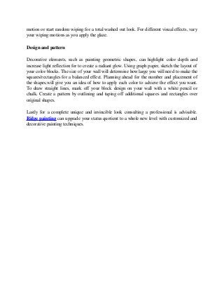 motion or start random wiping for a total washed out look. For different visual effects, vary
your wiping motions as you a...