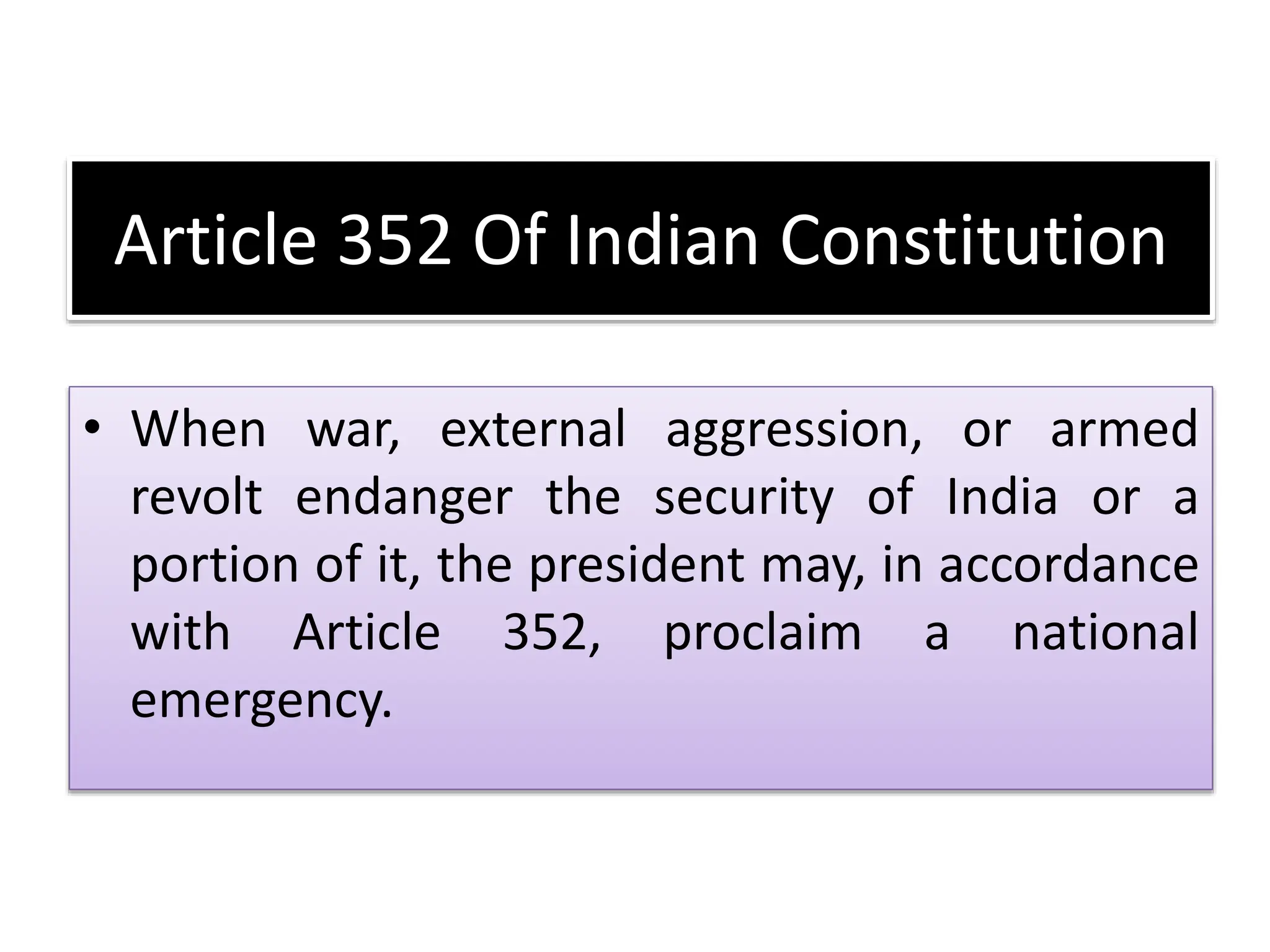 Article 352 of indian constitution ppt.pptx
