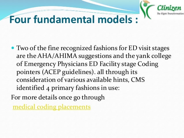 What Is Emergency Department Coding