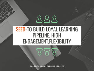 SEED-TO BUILD LOYAL LEARNING
PIPELINE, HIGH
ENGAGEMENT,FLEXIBILITY
SOLUTIONS FOR LEARNING PTE. LTD
 