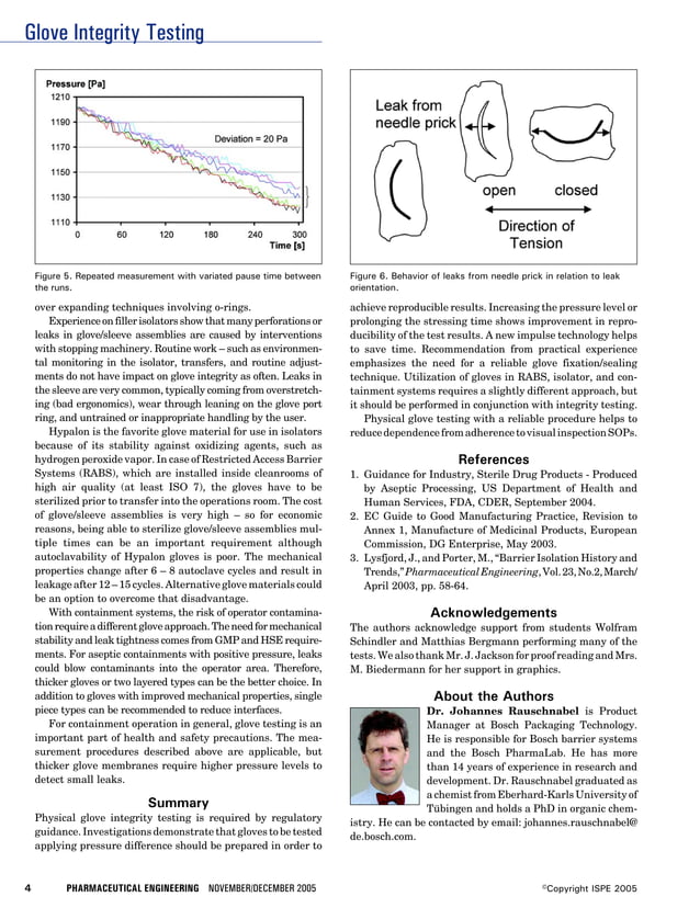 Gloves Testing Report Example Article about glove integrity test | PDF