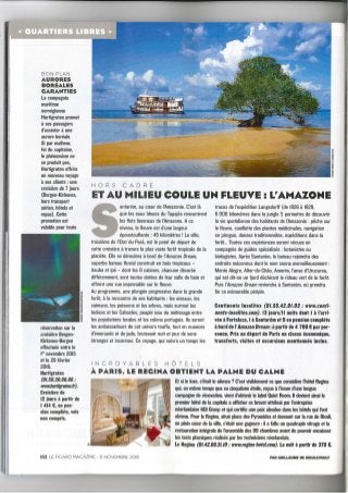 Article de presse figaro magazine   hotel regina quietroom certificate