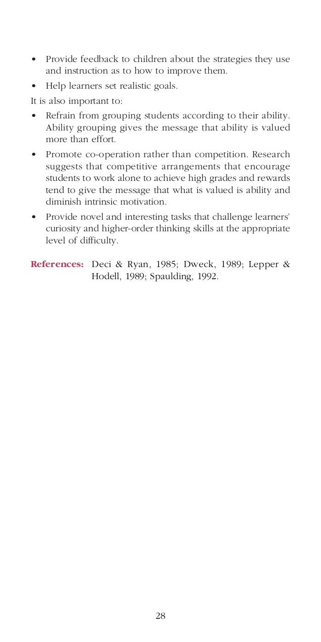 an article critique of recognizing and nurturing intrinsic motivation Autonomy and motivation a literature review one can recognize the special nature of language learning--the need to acquire symbolic intrinsic motivation. an article critique of recognizing and nurturing intrinsic motivation Autonomy and motivation a literature review one can recognize the special nature of language learning--the need to acquire symbolic intrinsic motivation.