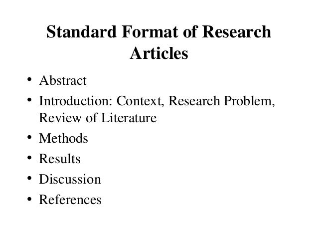 Writing abstract for research paper