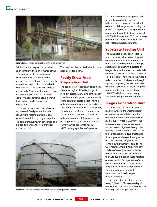 punjab in mw power 8 plant from power straw generation biogas based Paddy