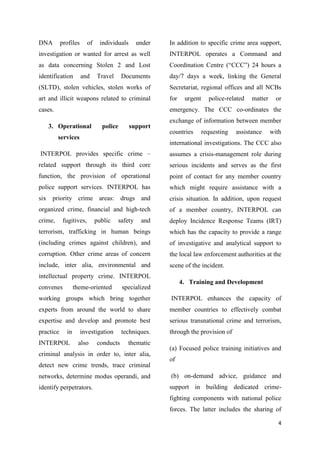 Interpol: Nature, Legal Status and Power | PDF
