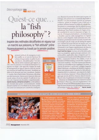 Management 11-2011 Fish Philosophy