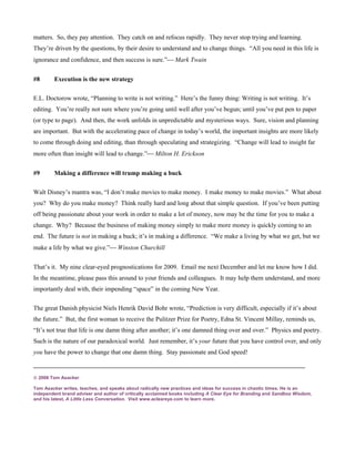 Nine Predictions For 2009