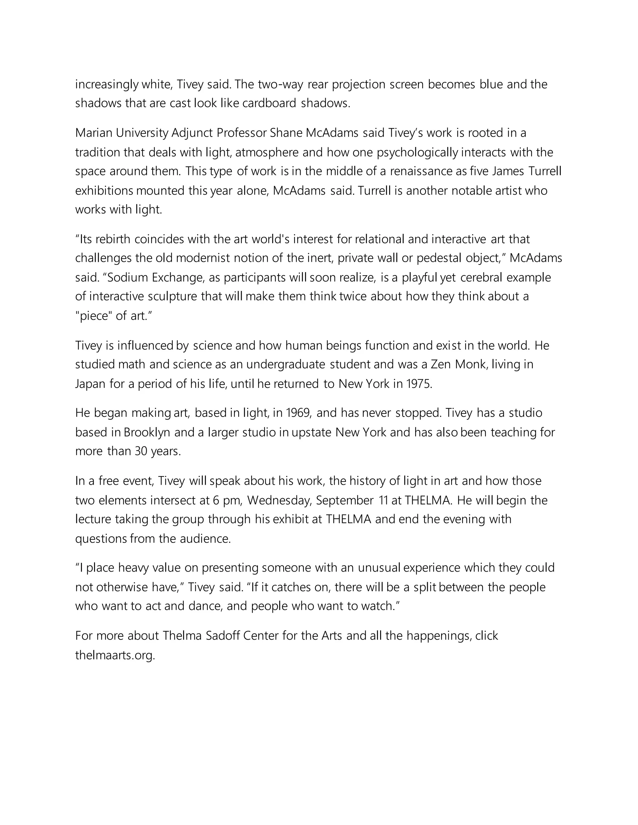 Article on Hap Tivey PDF