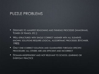 Instructional Design Models for Well-Structured and Ill-Structured ...