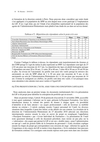 LIFLivret Individuel de Formation  une étude de mise en place