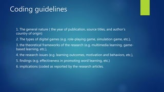 Article review presentation Vocabulary | PPTX