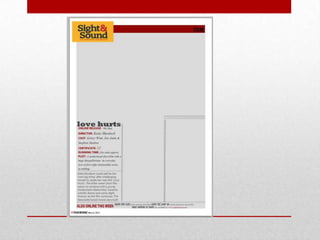 Article review progress