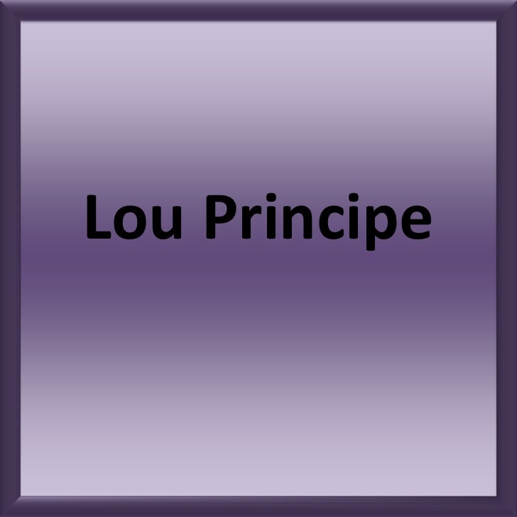 Lou Principe<br />