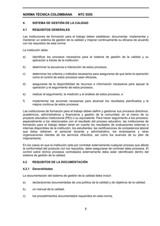 Norma Icontec NTC 555 | PDF