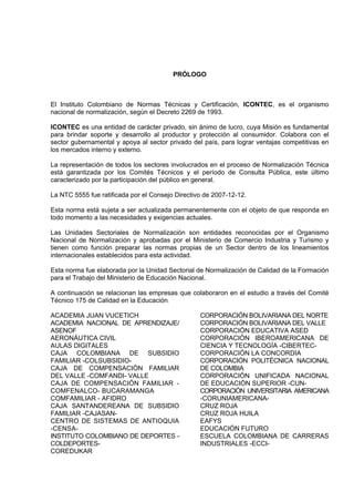 Norma Icontec NTC 555 | PDF