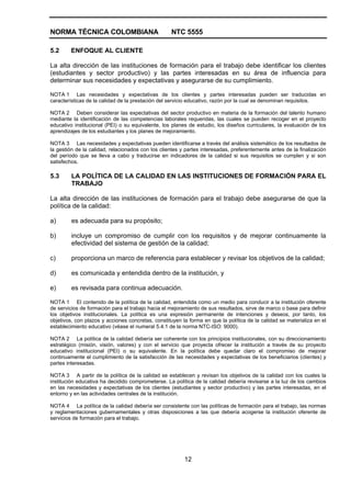 Norma Icontec NTC 555 | PDF