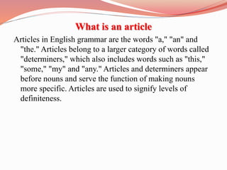 Articles Articles