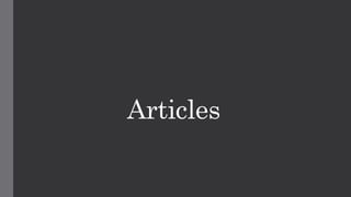 Articles
 