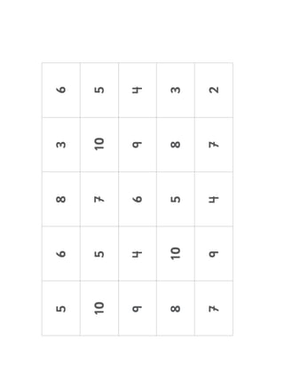 6
5
4
4
3
2
3
10
9
8
7
7
8
7
7
6
5
4
4
6
5
4
4
10
9
5
10
9
8
7
7
 