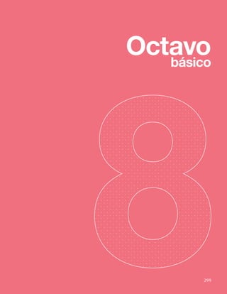 299
Bases Curriculares 2015 | 7° básico a 2° medio | Lengua y Literatura
Octavo
básico
299
 