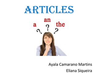 Articles
Ayala Camarano Martins
Eliana Siqueira
 