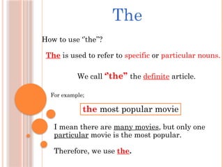 Most Definite Articles a and an and the for beginners (1).pptx
