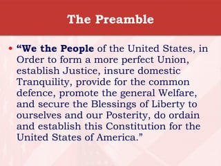 The Preamble ,[object Object]
