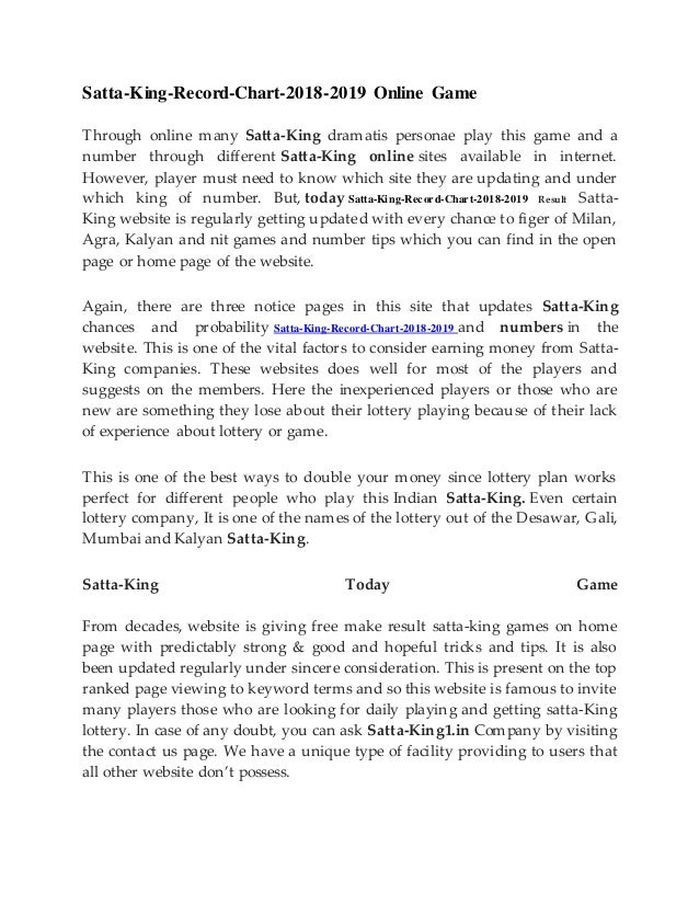 delhi satta record chart delhi satta record chart