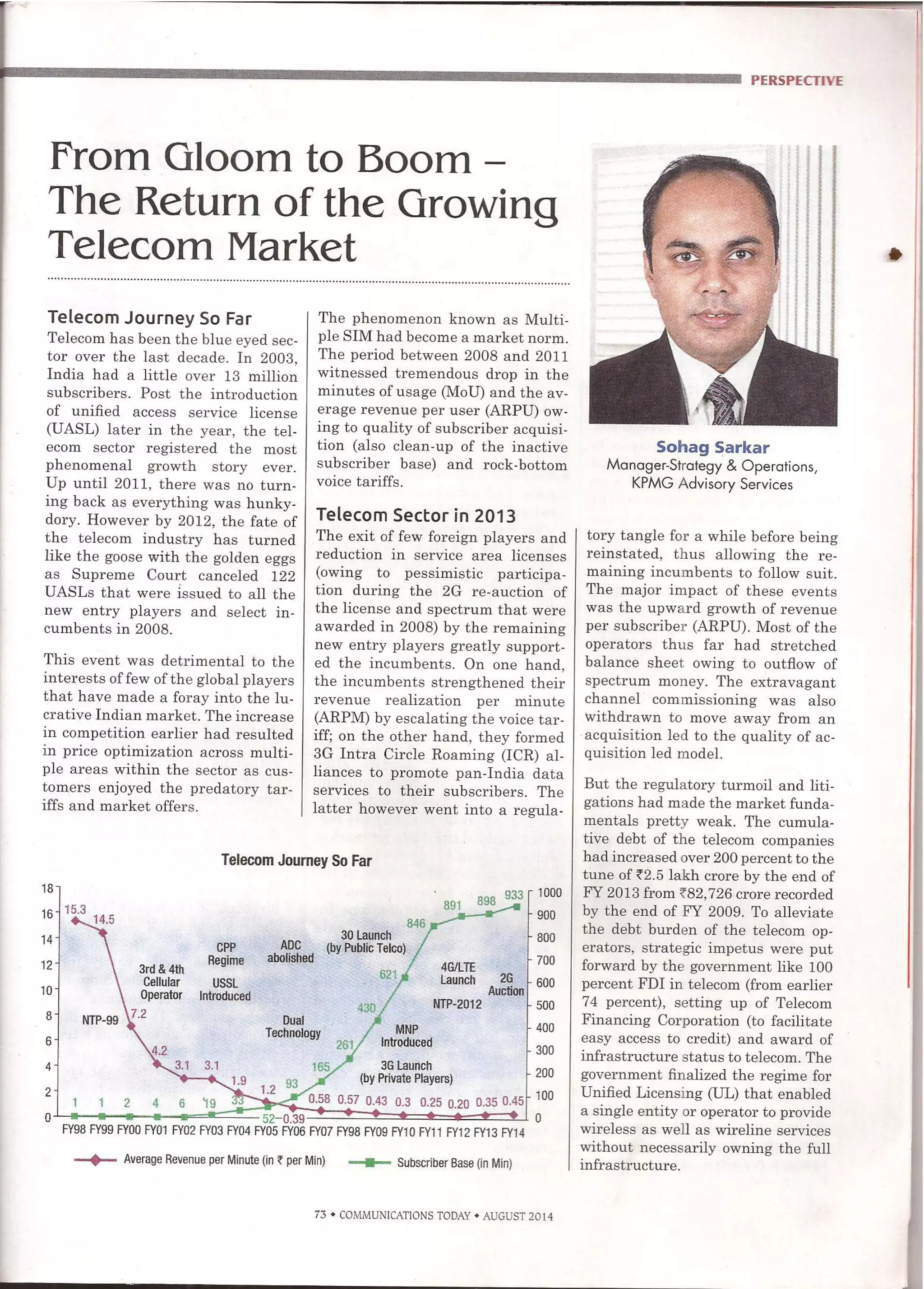From Gloom to Boom: The Return of the growing Telecom Market by Sohag Sarkar