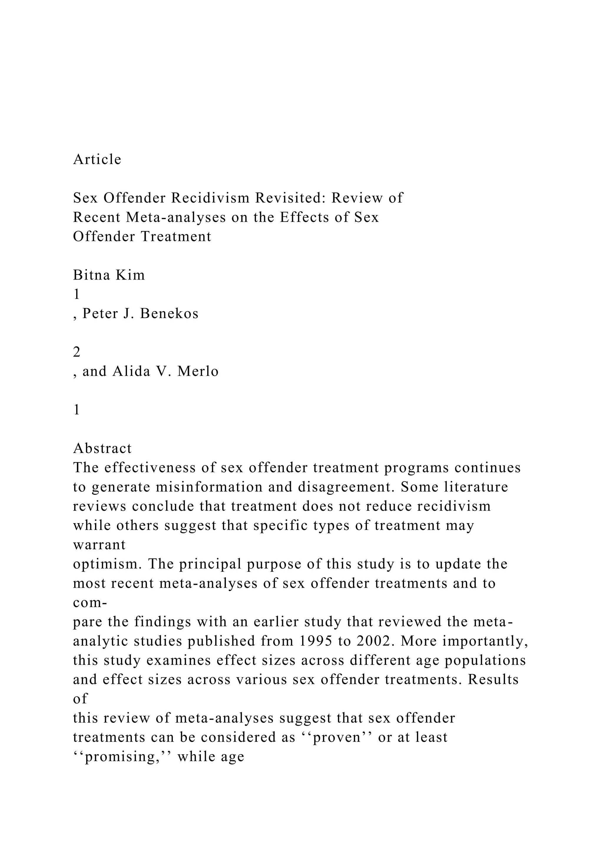 ArticleSex Offender Recidivism Revisited Review ofRecen.docx