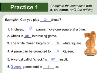Articles Indefinite And Definite