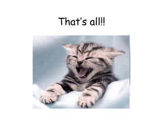 That’s all!! 