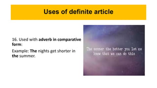 Learn English Grammar Articles (a, an, the) - mindcounsil.com