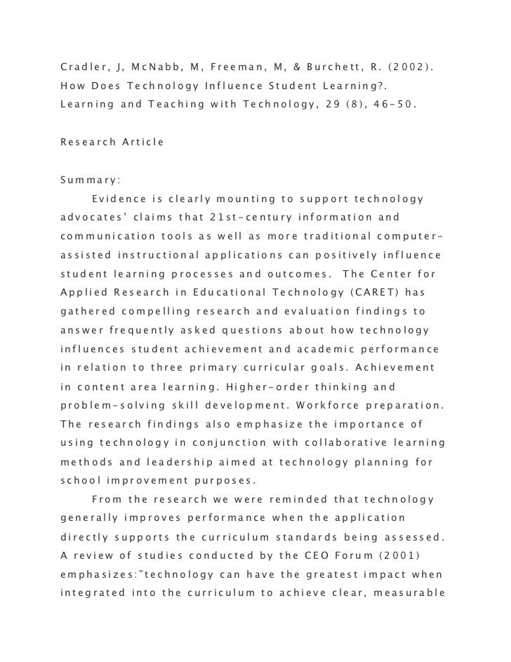 Critique paper format image