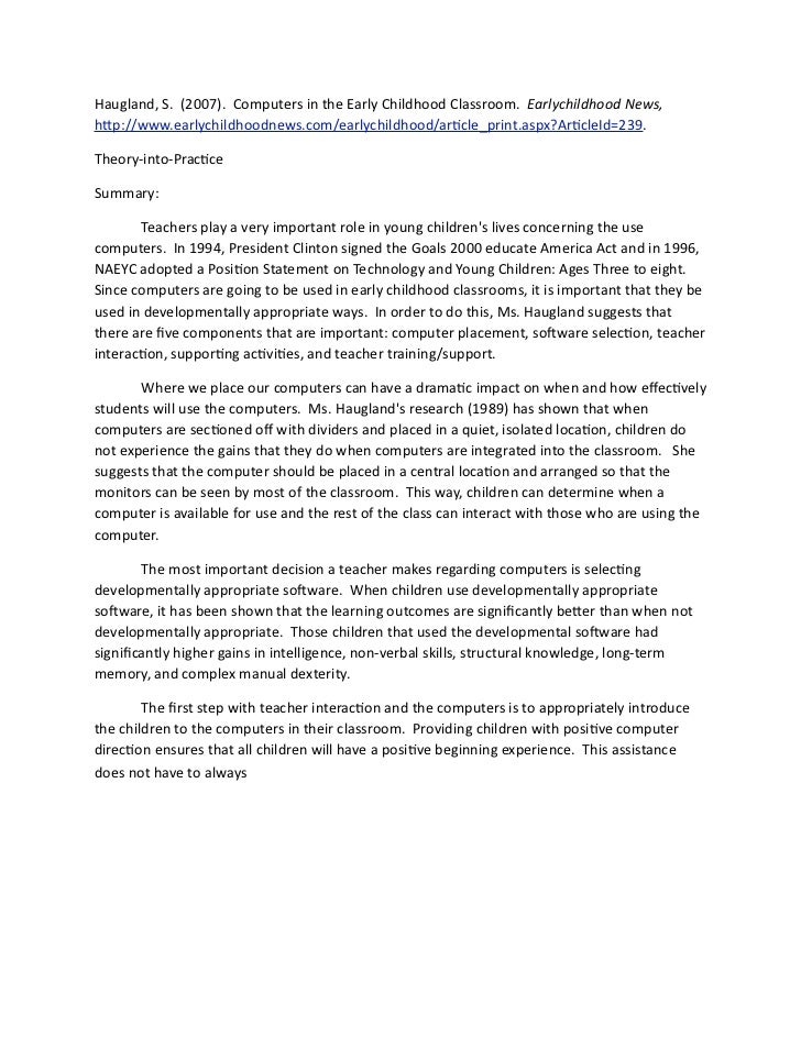 Professional article critique picture