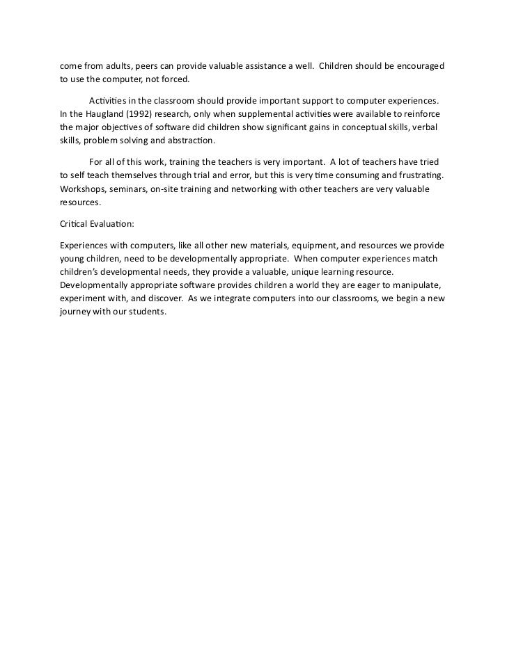 Article critique literature review example picture