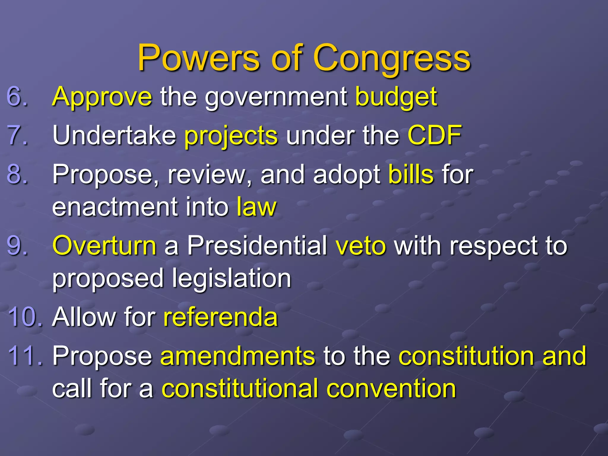 Article VI Legislative Department PPT Article Vi Legislative Department Ppt