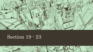 Section 19 - 23
 