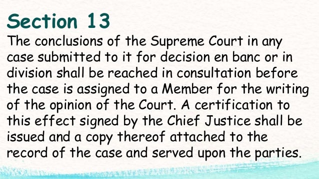 Philippines Court's Written Decision Supreme Court Written