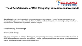 Web designing presentation for submission | PPTX